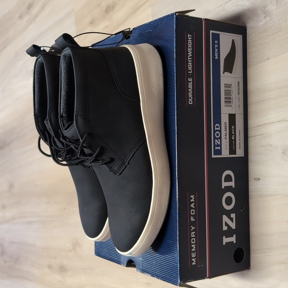 Izod Black Men's Boots - Picture 3 of 5